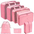 Kit 7 Bolsas Organizadoras para Mala de Viagem