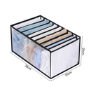Kit 5 Organizador De Gavetas De Jeans Dobráveis/Roupas De Compartimento De Malha Economia De Espaço Em Casa