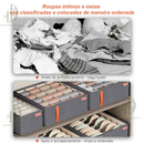 Caixa De Armazenamento De Roupas Íntimas Para Meias Compartimentos De Gaveta Caixas De Classificação 6/7/20Grades