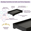 Bandeja Cantinho do Café com Gaveta 40 Cápsulas Compatível para Dolce Gusto e Diversos Modelos Café