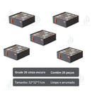 Caixa De Armazenamento De Roupas Íntimas Para Meias Compartimentos De Gaveta Caixas De Classificação 6/7/20Grades