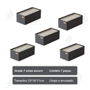 Caixa De Armazenamento De Roupas Íntimas Para Meias Compartimentos De Gaveta Caixas De Classificação 6/7/20Grades