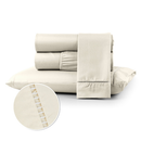 Jogo de Lençol 400 Fios Extra Macio com fronhas ponto palito Berço Solteiro Casal Queen King 02 e 03 Peças