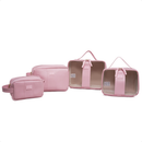 Kit 4 Necessaires Organizadoras para Viagem, Maquiagem e Maternidade