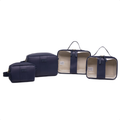 Kit 4 Necessaires Organizadoras para Viagem, Maquiagem e Maternidade