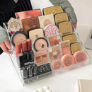 Organizador acrílico de 7 camadas para sombras e blush