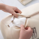 Kit 6 Sacos Lava Roupa Facil Para Máquina de Lavar Delicadas Íntimas Organizador de Roupas Ziper