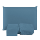 Jogo De Lençol Queen Size Cama Box 03 Peças 200 Fios Toque Aveludado Macio