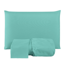 Jogo De Lençol Queen Size Cama Box 03 Peças 200 Fios Toque Aveludado Macio