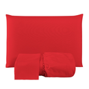 Jogo De Lençol Queen Size Cama Box 03 Peças 200 Fios Toque Aveludado Macio