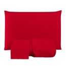 Jogo De Lençol Queen Size Cama Box 03 Peças 200 Fios Toque Aveludado Macio