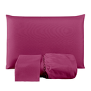 Jogo De Lençol Queen Size Cama Box 03 Peças 200 Fios Toque Aveludado Macio