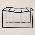 Sapateira Dobrável Transparente Kit 5 Unidades – 25 Espaços para Closet e Armário