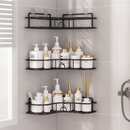 Prateleiras para Banheiro com Suporte e Alto Adesivos – Organizador de Shampoo, Sabonete, Cozinha e Lavanderia