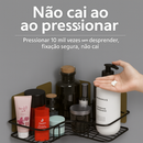 Prateleiras para Banheiro com Suporte e Alto Adesivos – Organizador de Shampoo, Sabonete, Cozinha e Lavanderia