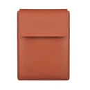 Capa Protetora em Couro PU para Notebook 13 a 16 Polegadas com Suporte de Mesa