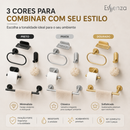 Kit Acessórios Banheiro 5 Pçs Adesivo Sem Furo Porta Toalha Papeleira Saboneteira Essenza