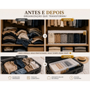 Colmeia Premium com Zíper M para Organização de Roupas e Closet – SU Sonho