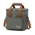 Bolsa Térmica 2 Compartimentos Com Alça De Mão E Lateral Isolamento Térmico Eficiente
