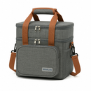 Bolsa Térmica 2 Compartimentos Com Alça De Mão E Lateral Isolamento Térmico Eficiente