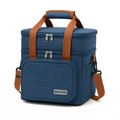 Bolsa Térmica 2 Compartimentos Com Alça De Mão E Lateral Isolamento Térmico Eficiente