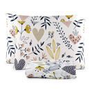 Jogo De Lençol Queen Size Cama Box 03 Peças 200 Fios Toque Aveludado Macio