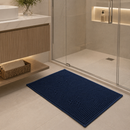 Kit Com 4 Tapetes Antiderrapante Banheiro Tipo Bolinha Em Microfibra 40x60 Alta Absorção Super Macio