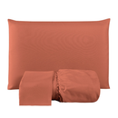 Jogo De Lençol Queen Size Cama Box 03 Peças 200 Fios Toque Aveludado Macio