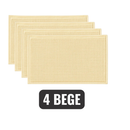 Kit 4 Tapetes de Banheiro Antiderrapante Microfibra Bolinha 40x60cm
