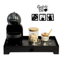 Bandeja Cantinho do Café com Gaveta 40 Cápsulas Compatível para Dolce Gusto e Diversos Modelos Café