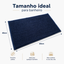 Kit Com 4 Tapetes Antiderrapante Banheiro Tipo Bolinha Em Microfibra 40x60 Alta Absorção Super Macio