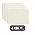 Kit 4 Tapetes de Banheiro Antiderrapante Microfibra Bolinha 40x60cm