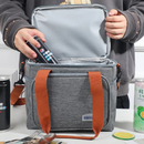 Bolsa Térmica 2 Compartimentos Com Alça De Mão E Lateral Isolamento Térmico Eficiente