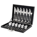 Kit Faqueiro 24 Peças Inox em Maleta – Dourado ou Prata