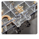 Organizador Para Pedraria/Strass/Glitter/Bijuterias 72 Espaços Acrílico