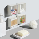 Kit Com 4 Caixas De Armazenamento De Parede Multiuso