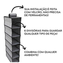 Sapateira Organizador De Armário 6 Divisórias Multiuso Dobrável - Envio 24hrs!
