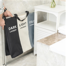 Cesto Roupa Suja cesto de roupa suja moderno Dobravel 3 Compartimentos Organizador Grande
