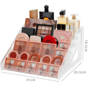 Organizador acrílico de 7 camadas para sombras e blush