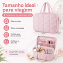 Bolsa Viagem Travel Maquiagem Gancho Divisórias Necessaire bolsa de mao encaixe na mala