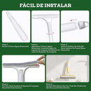 Rodo Limpador de Vidros 3 em 1 Spray Escova Raspador Ferramenta Multifuncional Superfícies de Casa