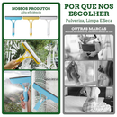 Rodo Limpador de Vidros 3 em 1 Spray Escova Raspador Ferramenta Multifuncional Superfícies de Casa