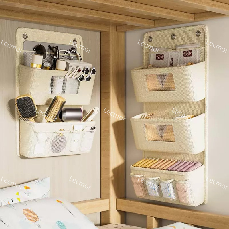 Organizador de Cabeceira Cama Parede Pendurado para Celular Livros Óculos Quarto