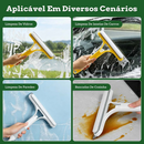 Rodo Limpador de Vidros 3 em 1 Spray Escova Raspador Ferramenta Multifuncional Superfícies de Casa