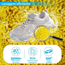 saco para limpeza de sapatos na máquina de lavar