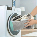saco para limpeza de sapatos na máquina de lavar